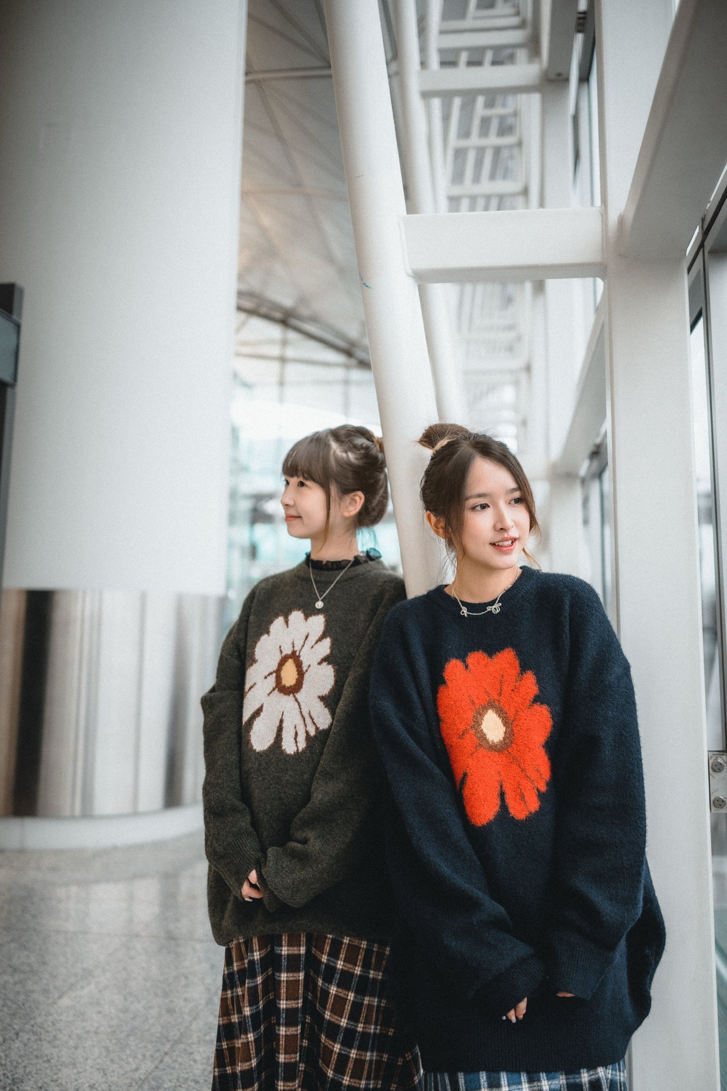 人氣款式🌼 日系花花針織上衣 | 3色入