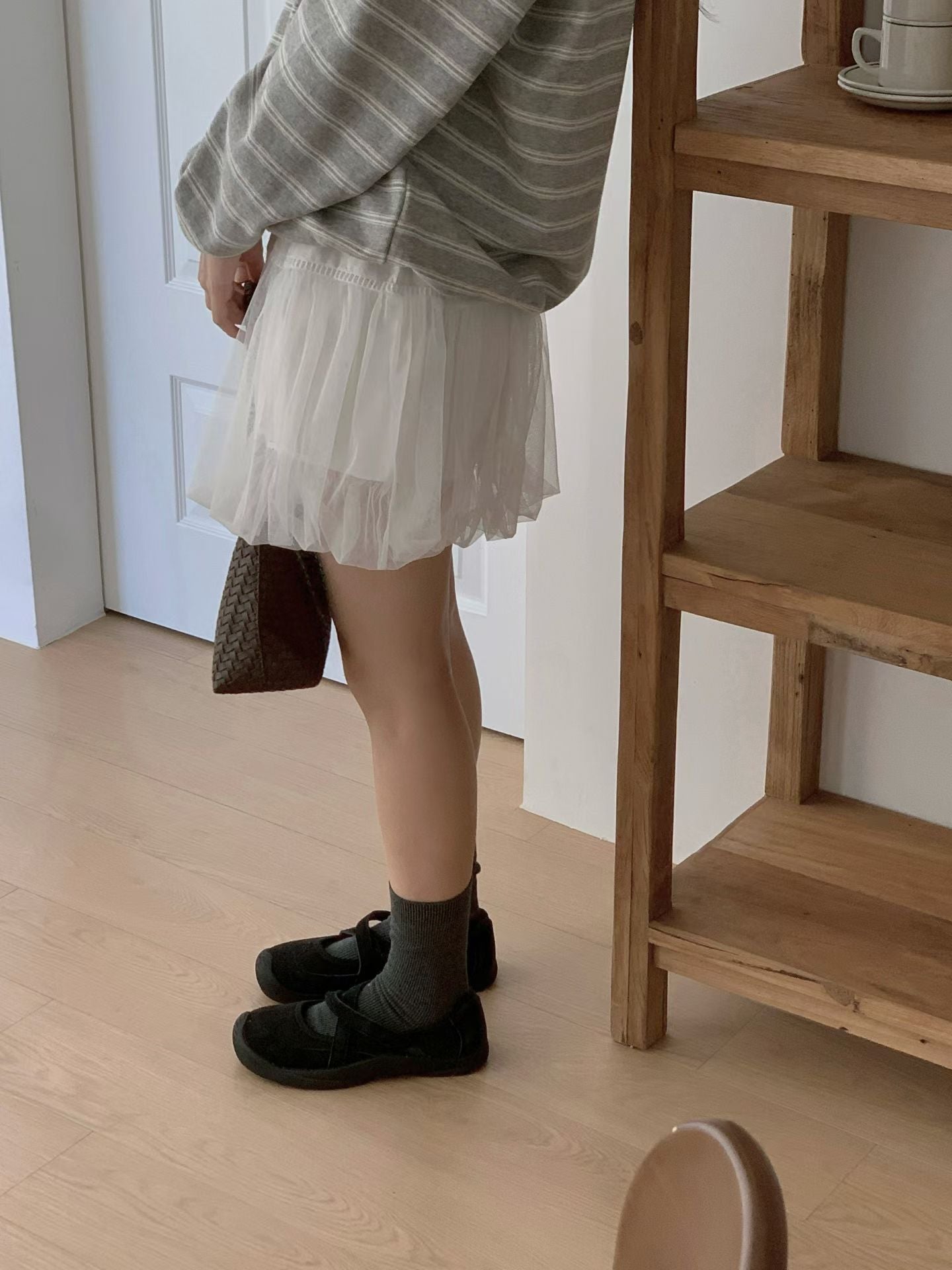 氣質紗紗蓬蓬裙｜2色入