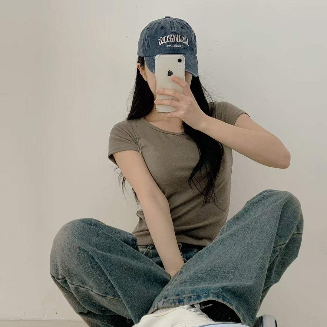 買一送一✨ 韓國純色棉質短袖｜6色入