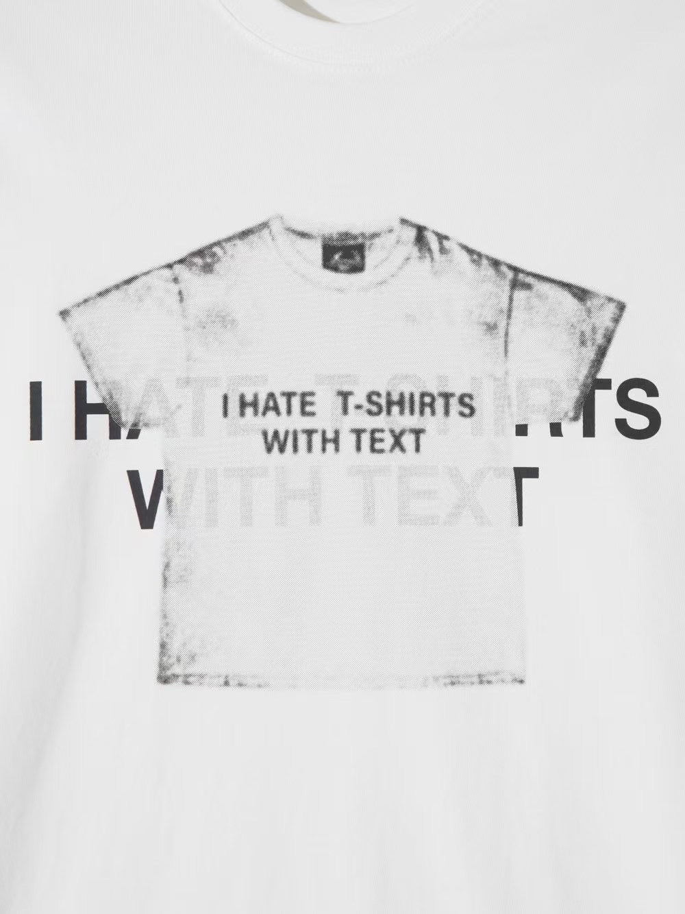 “I Hate T-shirts with Text” TEE｜3色入