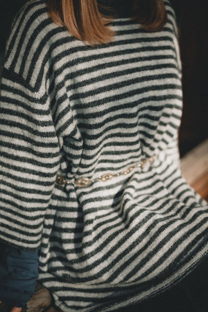 春季🍃 中袖捲捲邊毛衣｜6色入