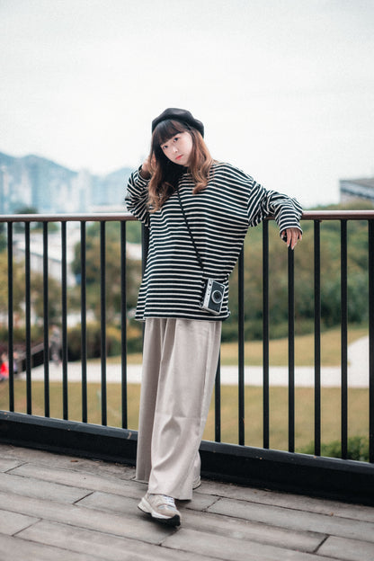 絲滑〰️西裝闊腳長褲（送皮帶）｜4色入