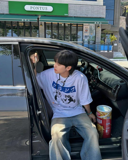 日本居酒屋貓貓TEE｜2色入