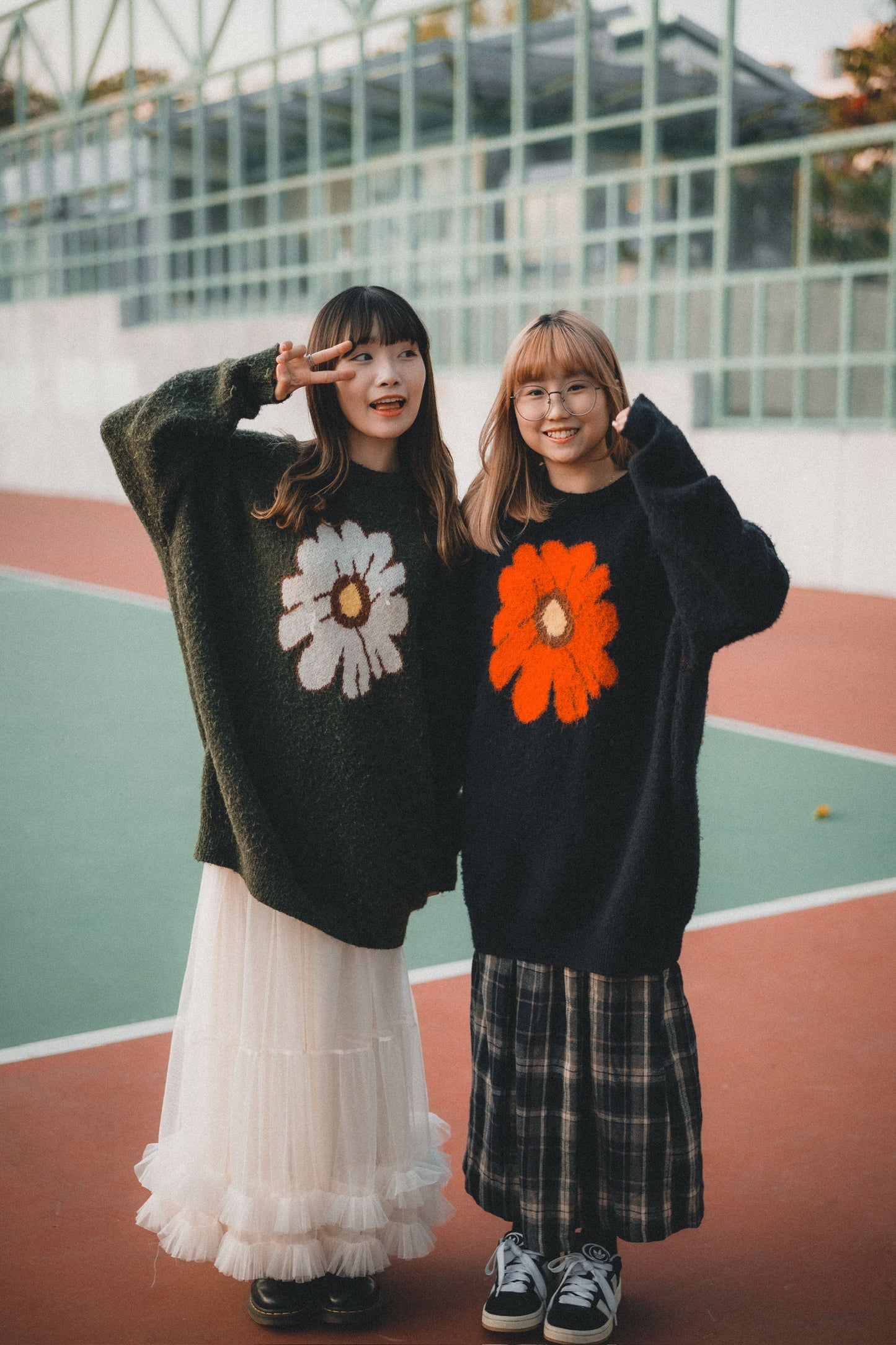 人氣款式🌼 日系花花針織上衣 | 3色入