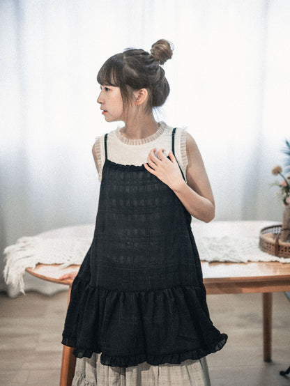 立體LACE背心｜3色入