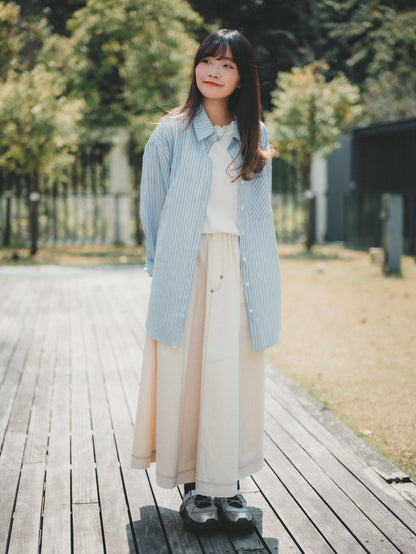 上班！直條紋襯衫｜2色入