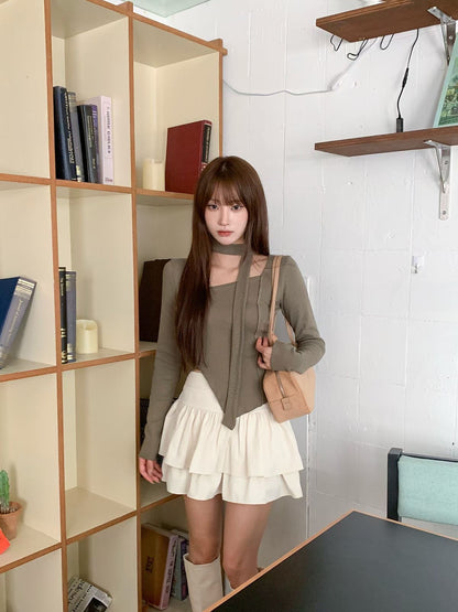 Double Layer Cakey Skirt🧁｜3色入