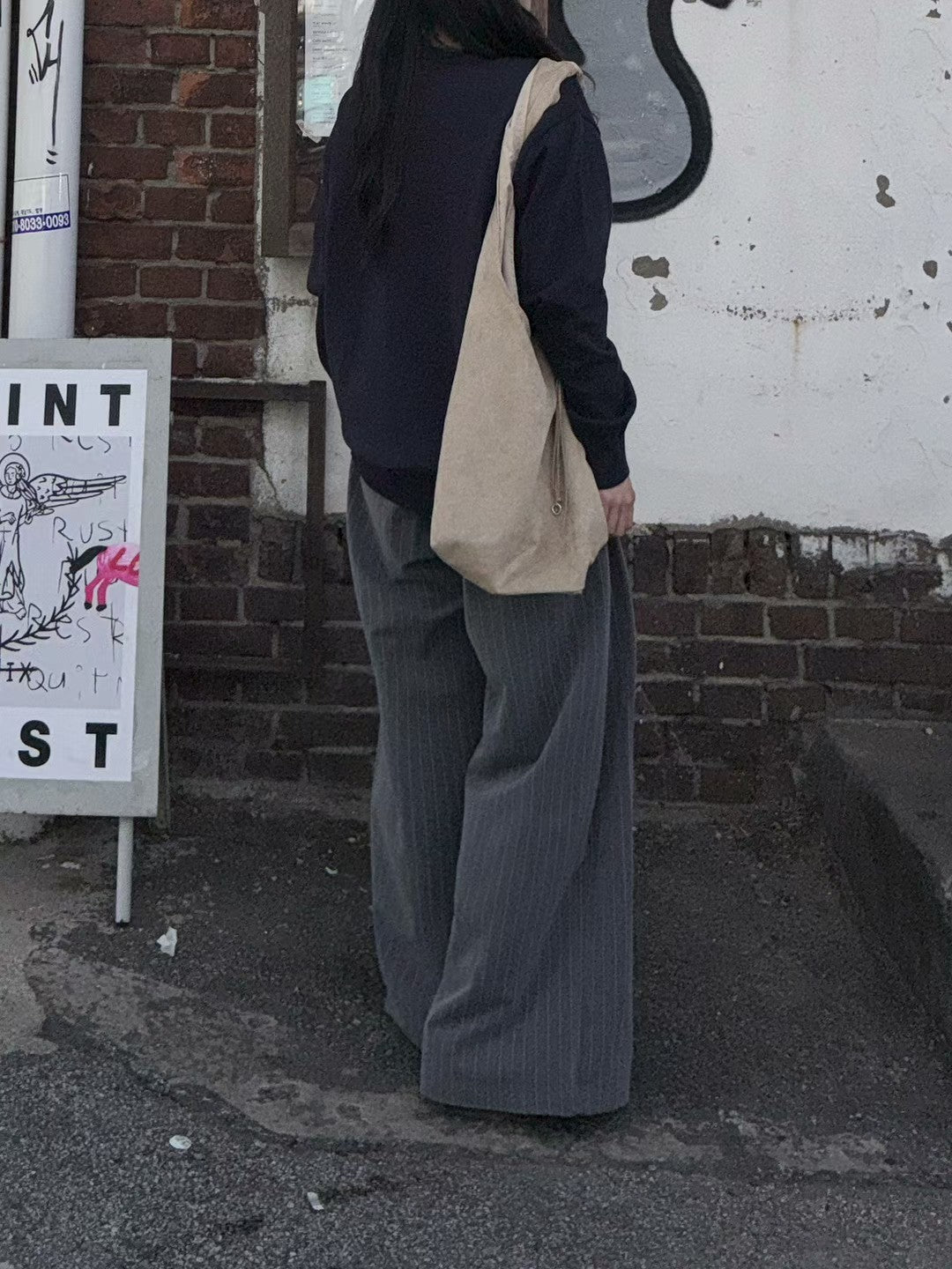 KR麂皮中容量單肩包｜3色入