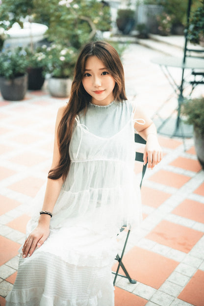 七彩🌈 百搭撞色木耳邊背心｜7色入