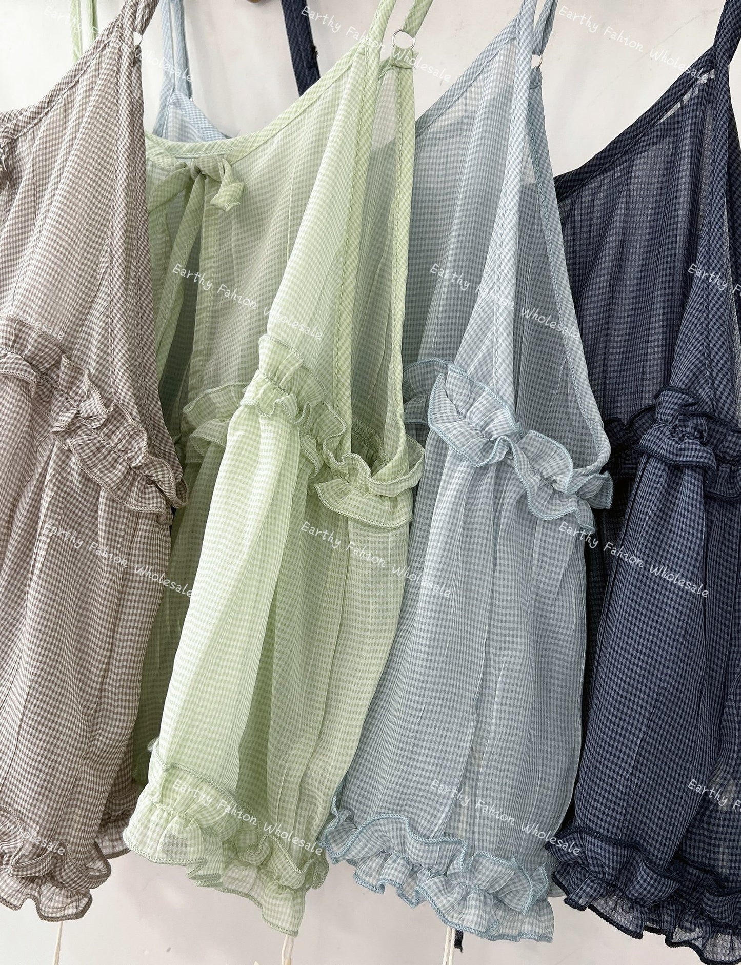 2WAY Ruffle小格格綁帶外搭｜4色入