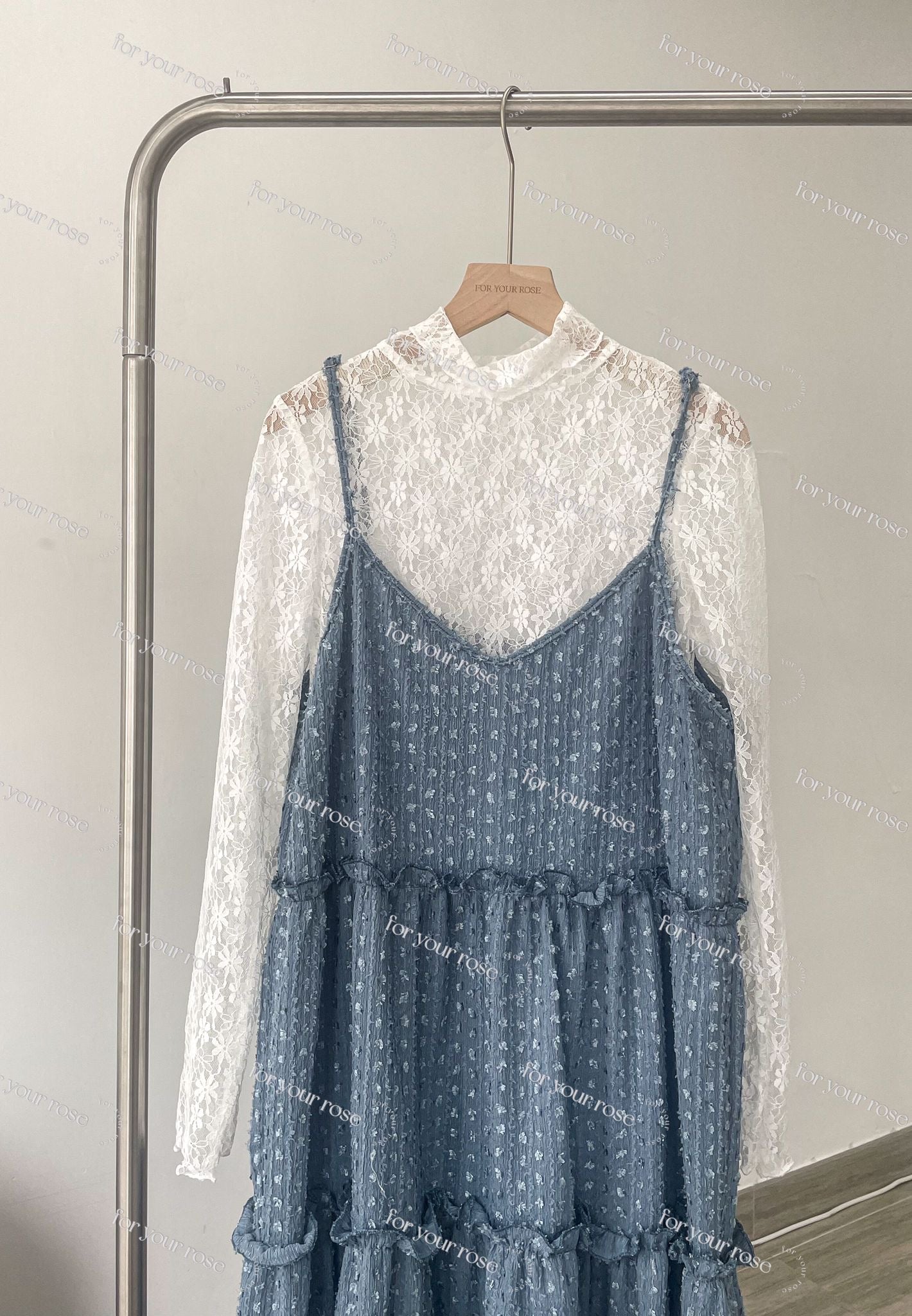 Two ways雪花粒粒連身裙❄️｜3色入