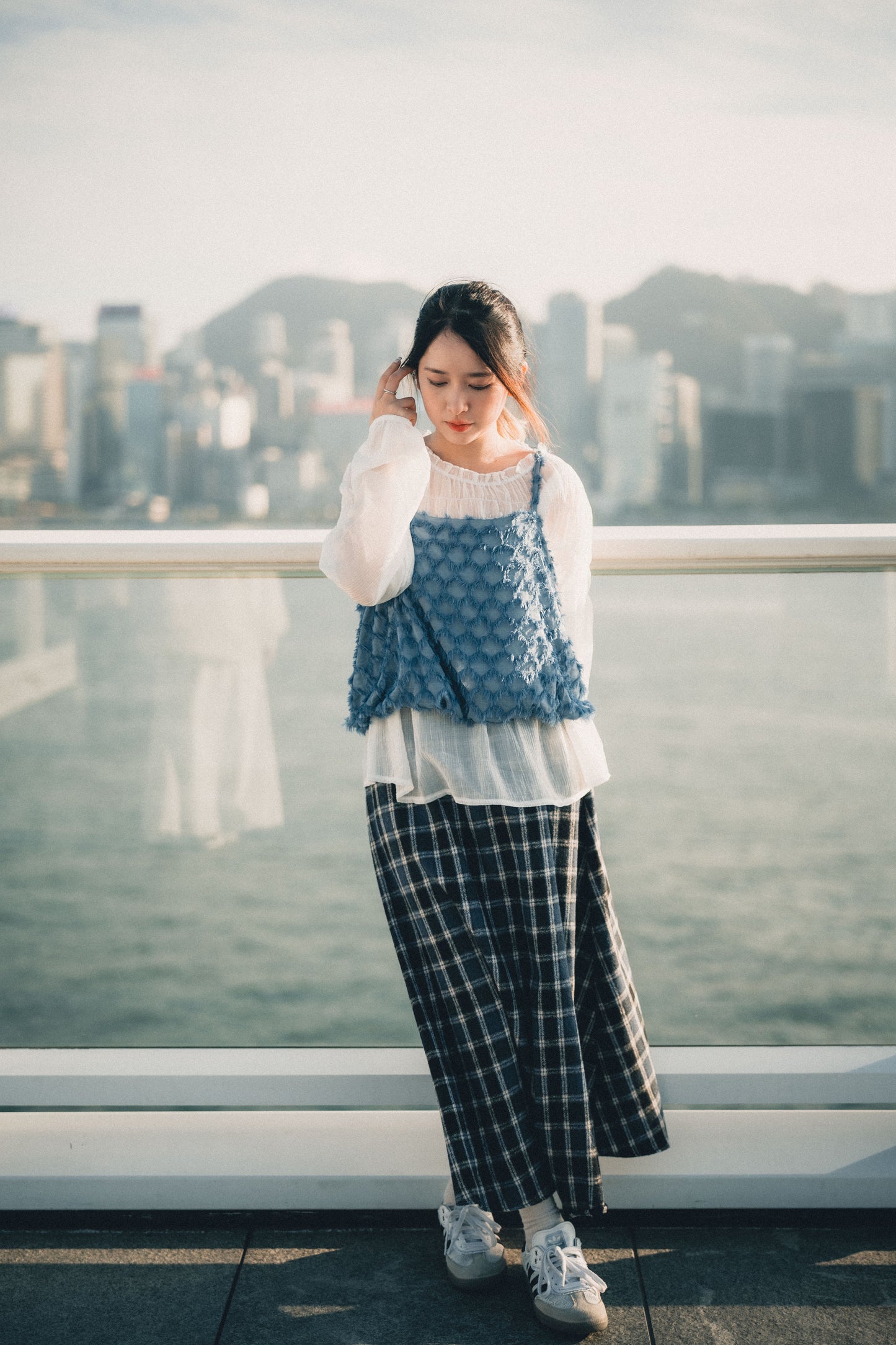 薄紗皺皺Ruffle Top｜3色入