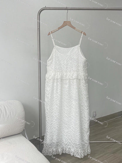 立體毛毛花花🌼吊帶OPS｜3色入