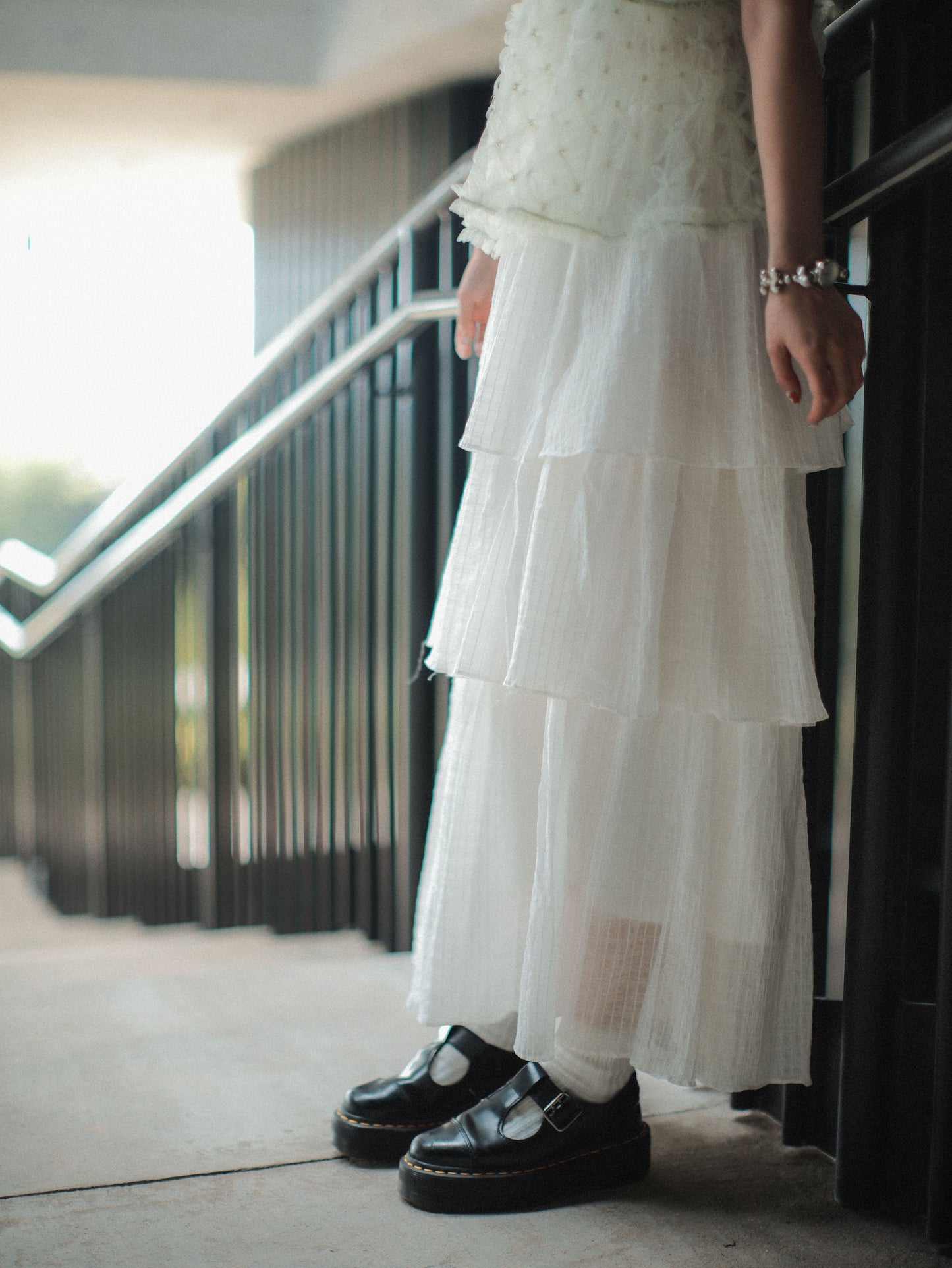 顯瘦の選！三層layer暗格半身裙｜3色入