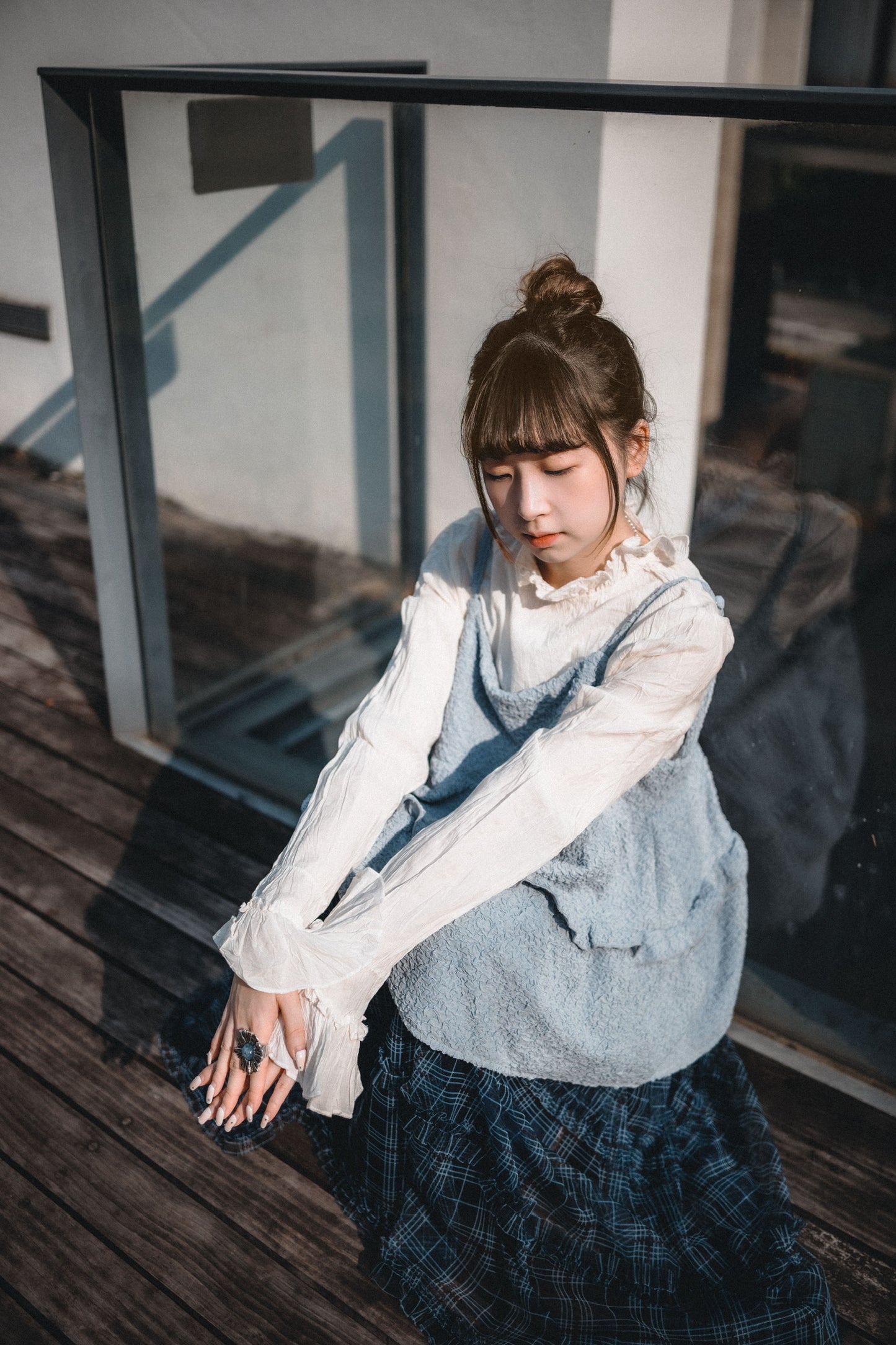 日系🔹格子層層蛋糕裙｜3色入