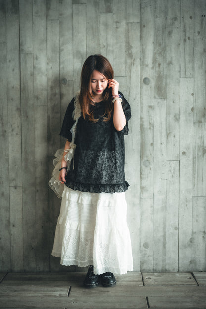 多pattern! 層層小通花sk｜1色入