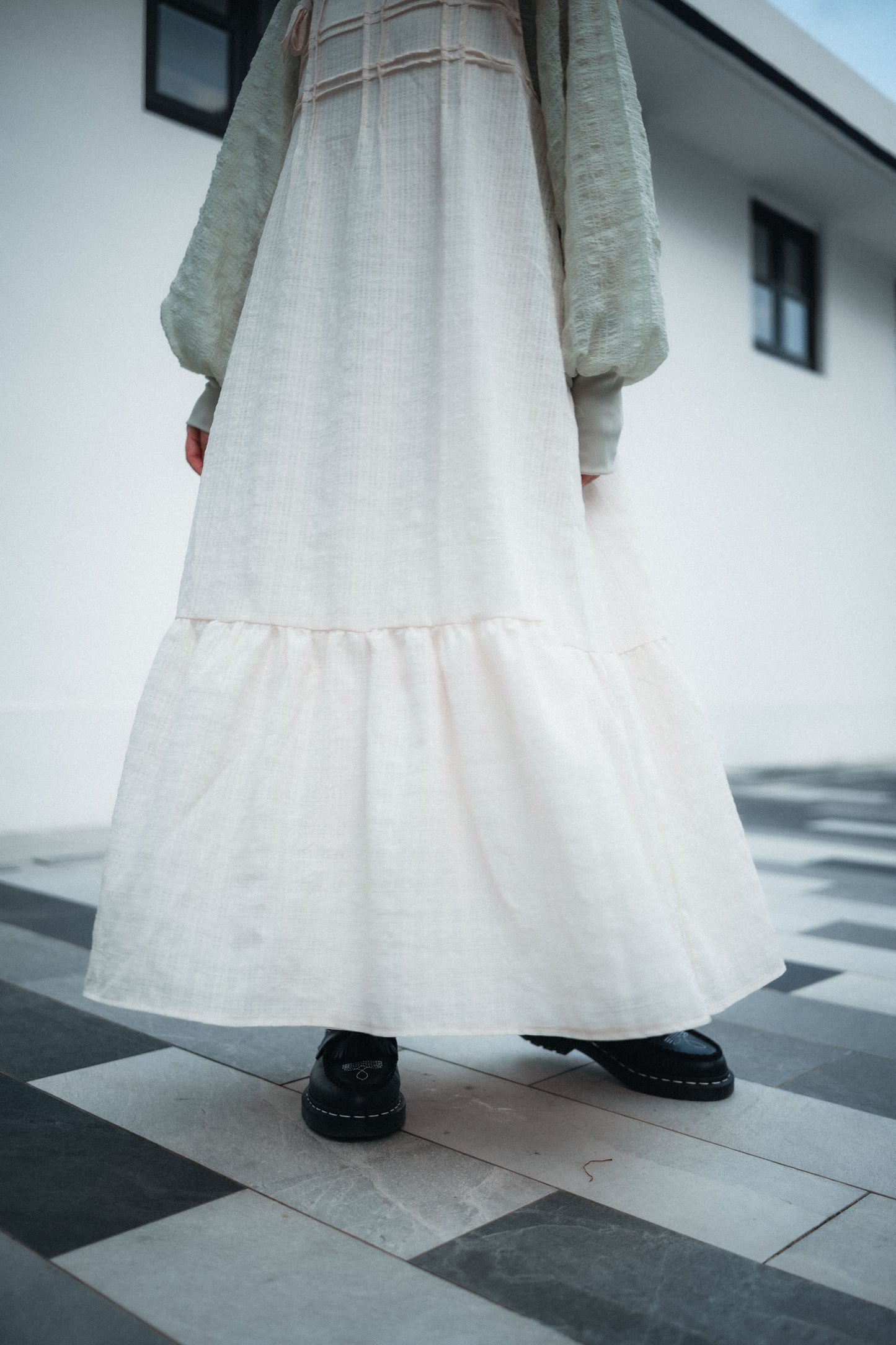 壓褶格格▫️綁帶慵懶風OPS｜3色入