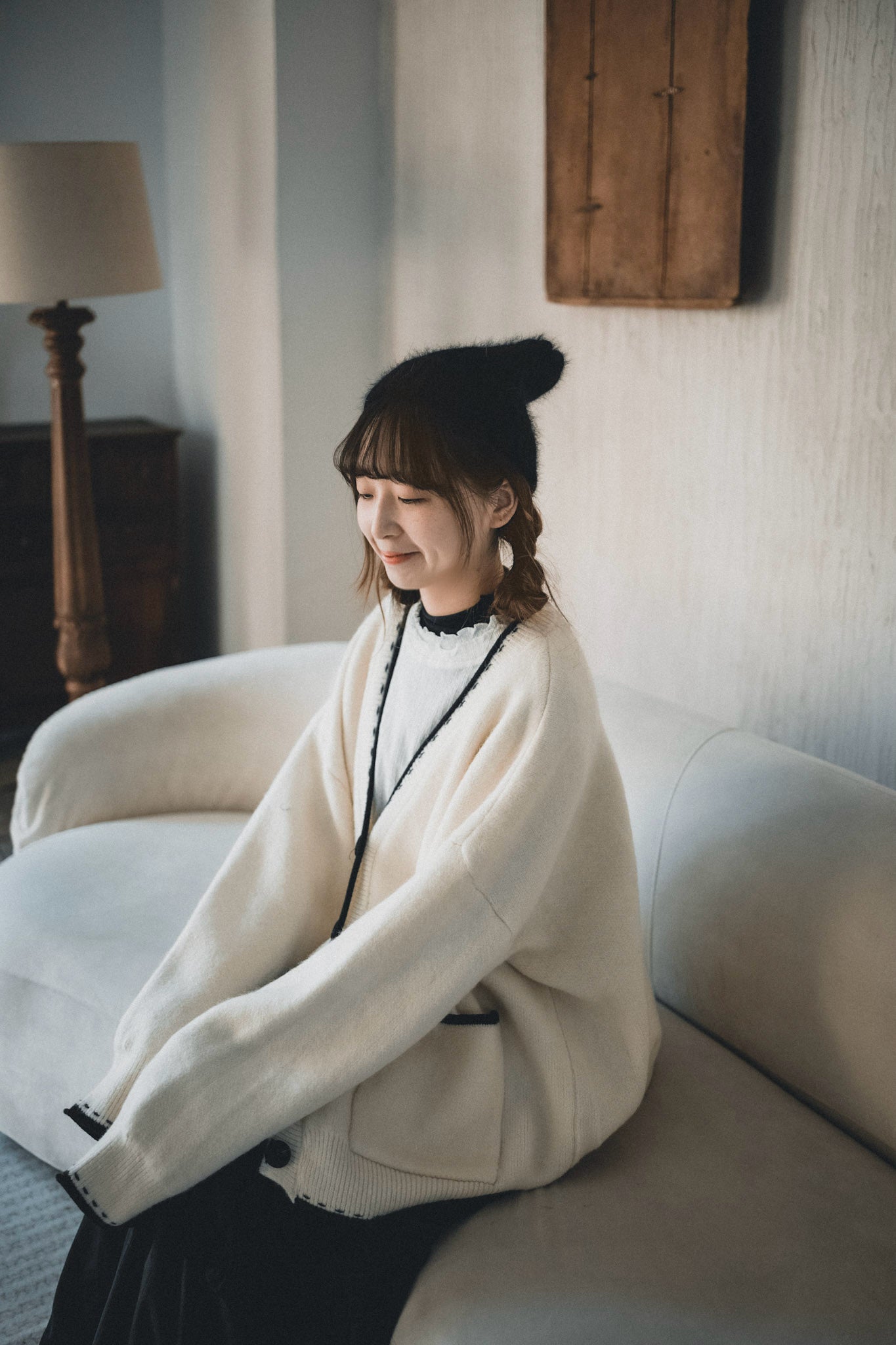 Double波浪暗紋top｜3色入