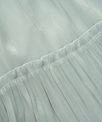 細絲光澤荷葉蛋糕造型OPS｜2色入