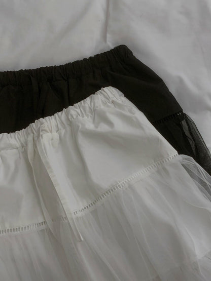 氣質紗紗蓬蓬裙｜2色入