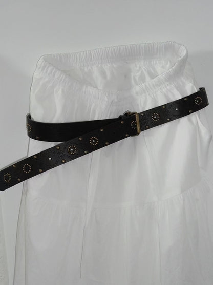 日韓系適用！柳釘鈎花皮帶｜1色入