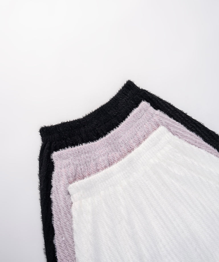 [人氣斷貨款！]毛毛感soso荷葉蛋糕裙｜3色入