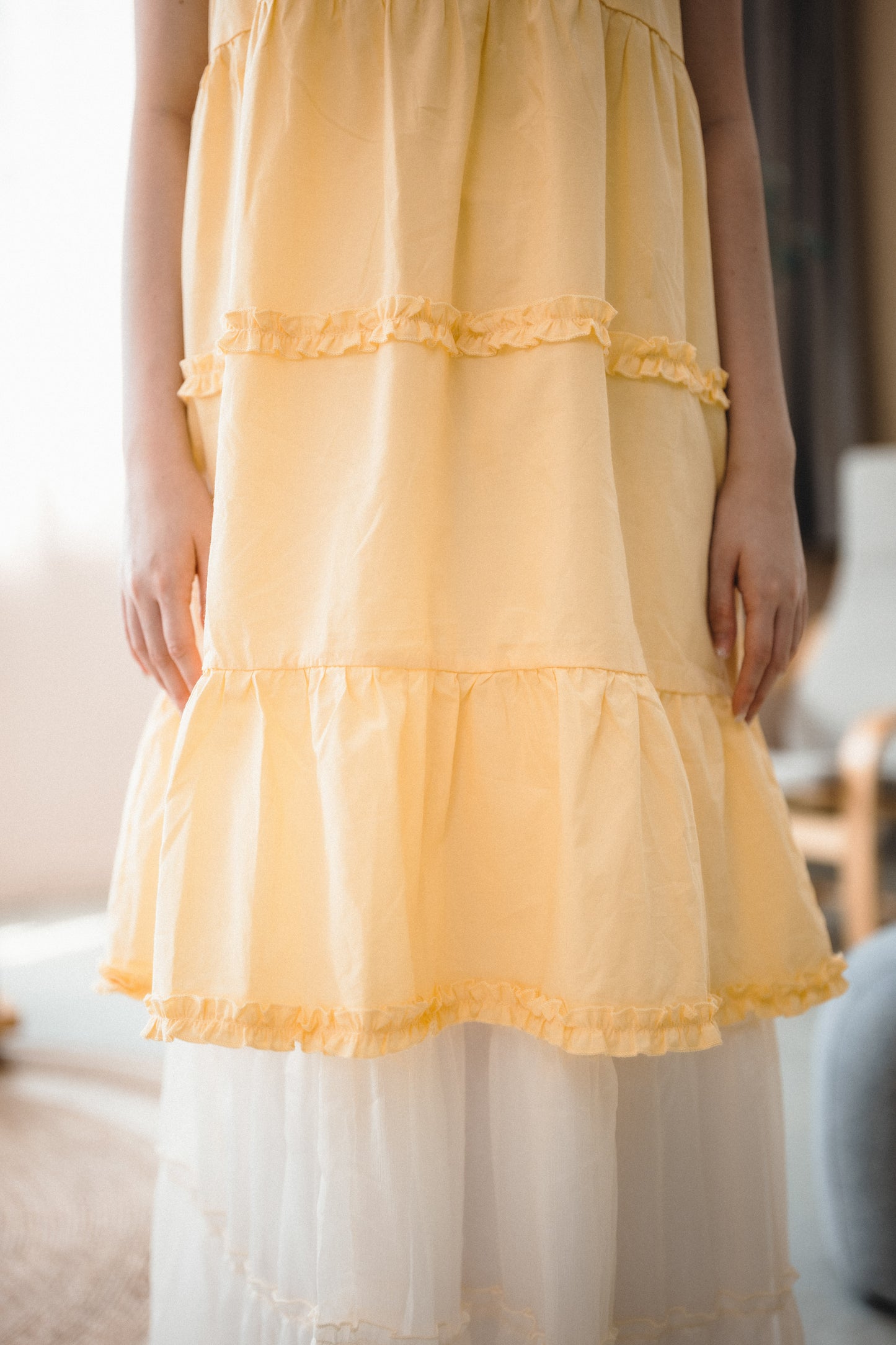 活力.ᐟ‪‪‬.ᐟ‪‪‬ Ruffle 蛋糕連身裙｜3色入