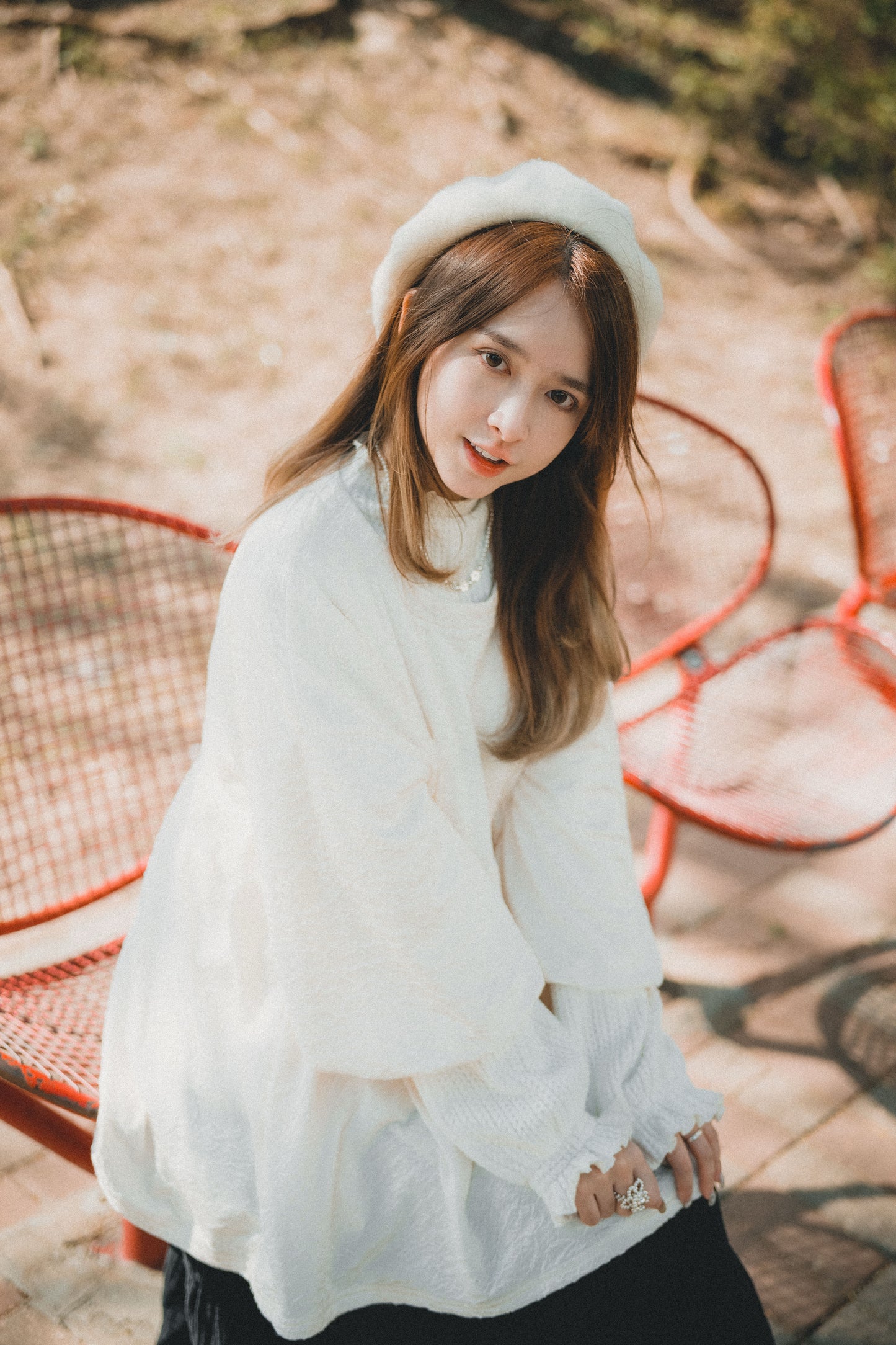 麥穗紋針織RUFFLE TOP｜5色入