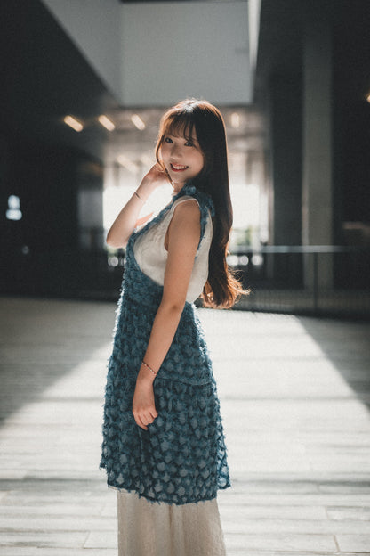 [新色加入！✨] 菱角蘇蘇綁帶連身裙｜7色入