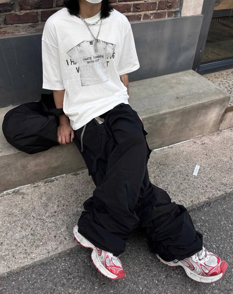 “I Hate T-shirts with Text” TEE｜3色入