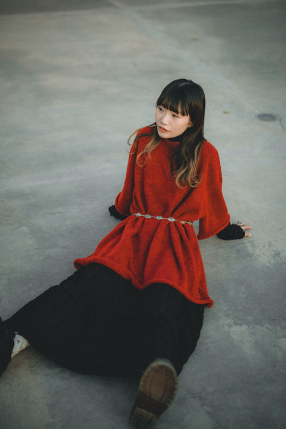 春季🍃 中袖捲捲邊毛衣｜6色入