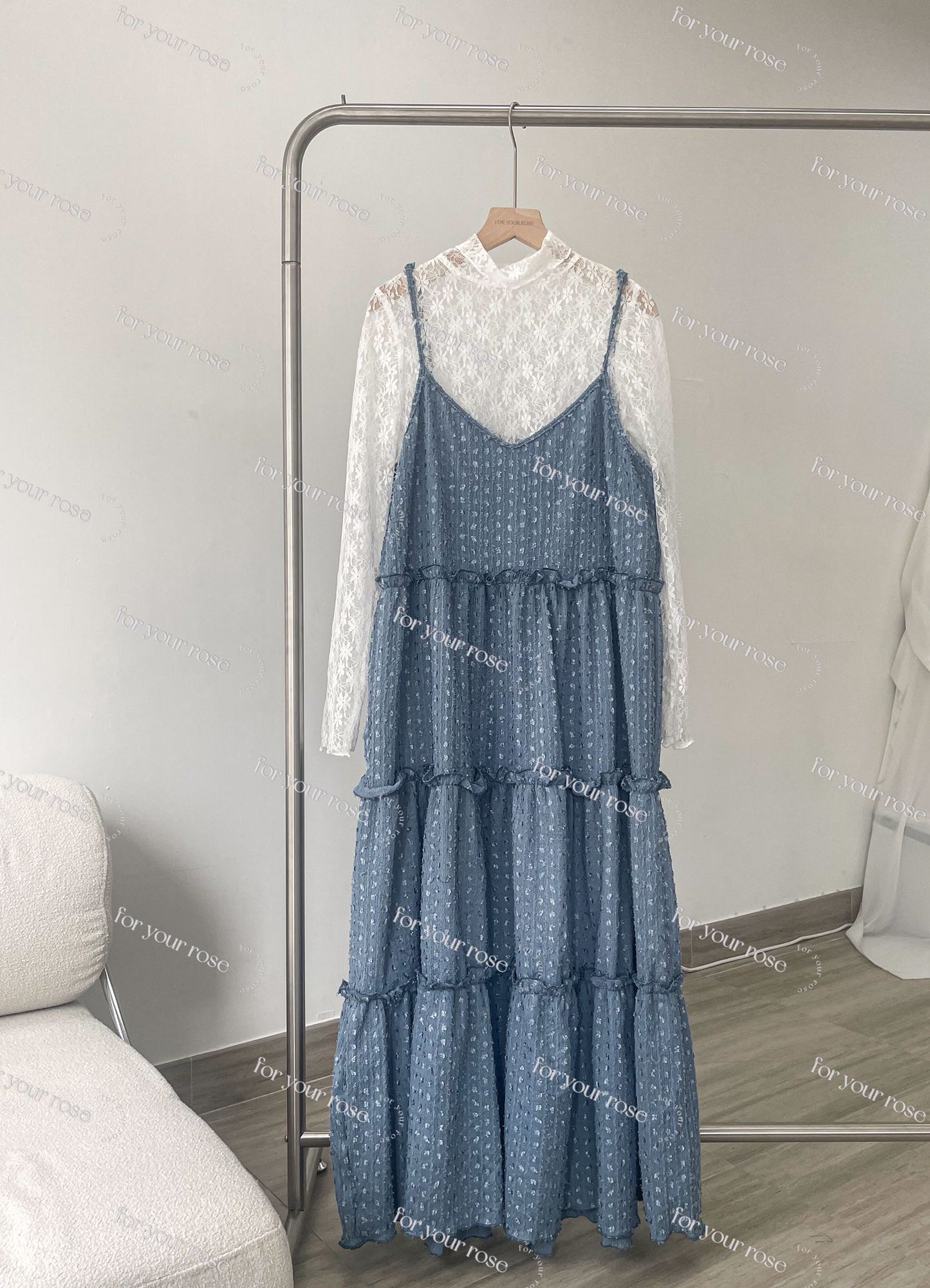 Two ways雪花粒粒連身裙❄️｜3色入