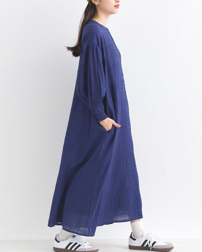 JP多穿法！暗格喇叭袖圓領OPS｜4色入