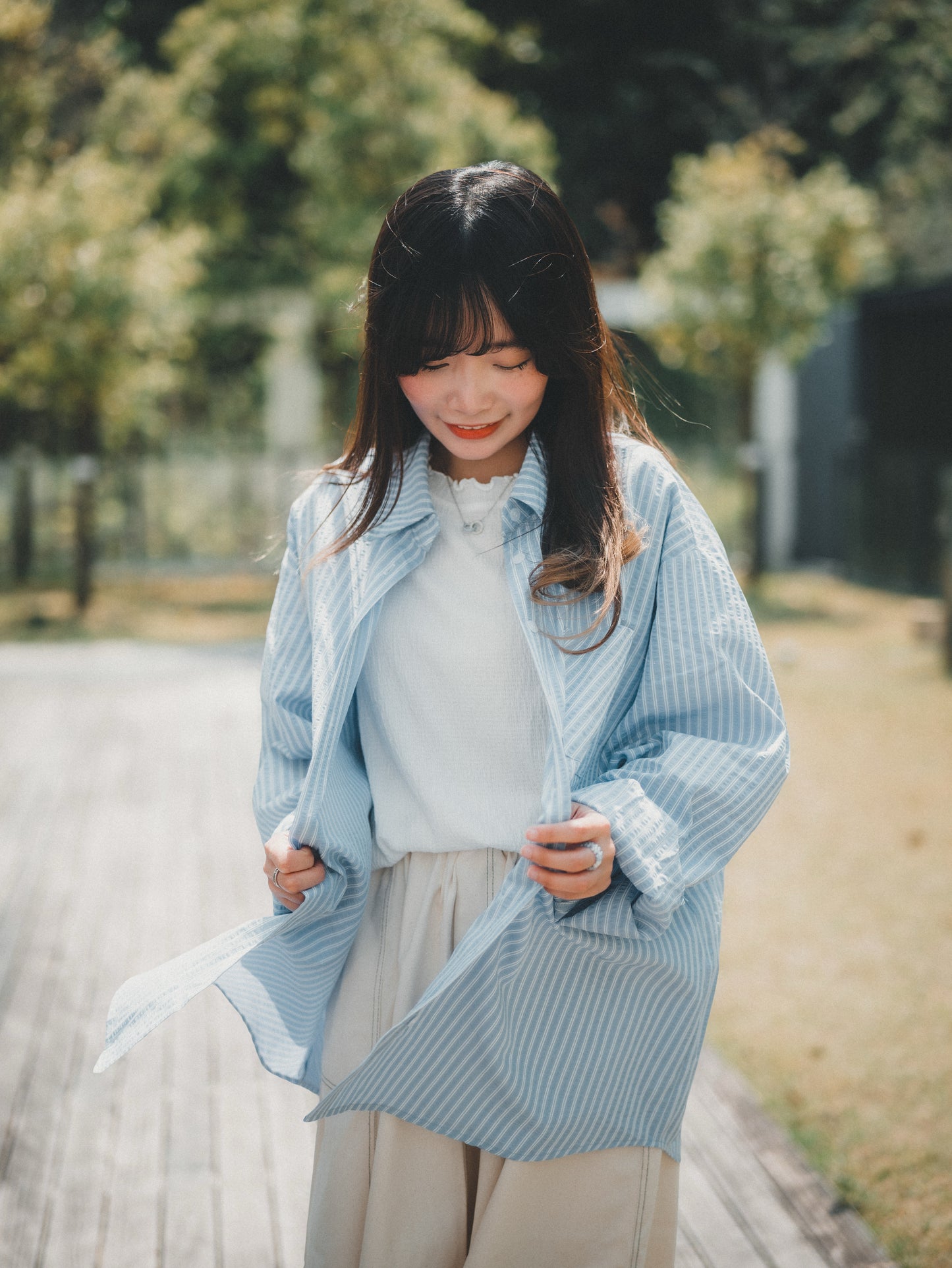 上班！直條紋襯衫｜2色入