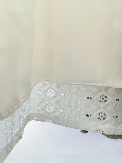 鈎織鏤花吊帶中長款OPS｜3色入