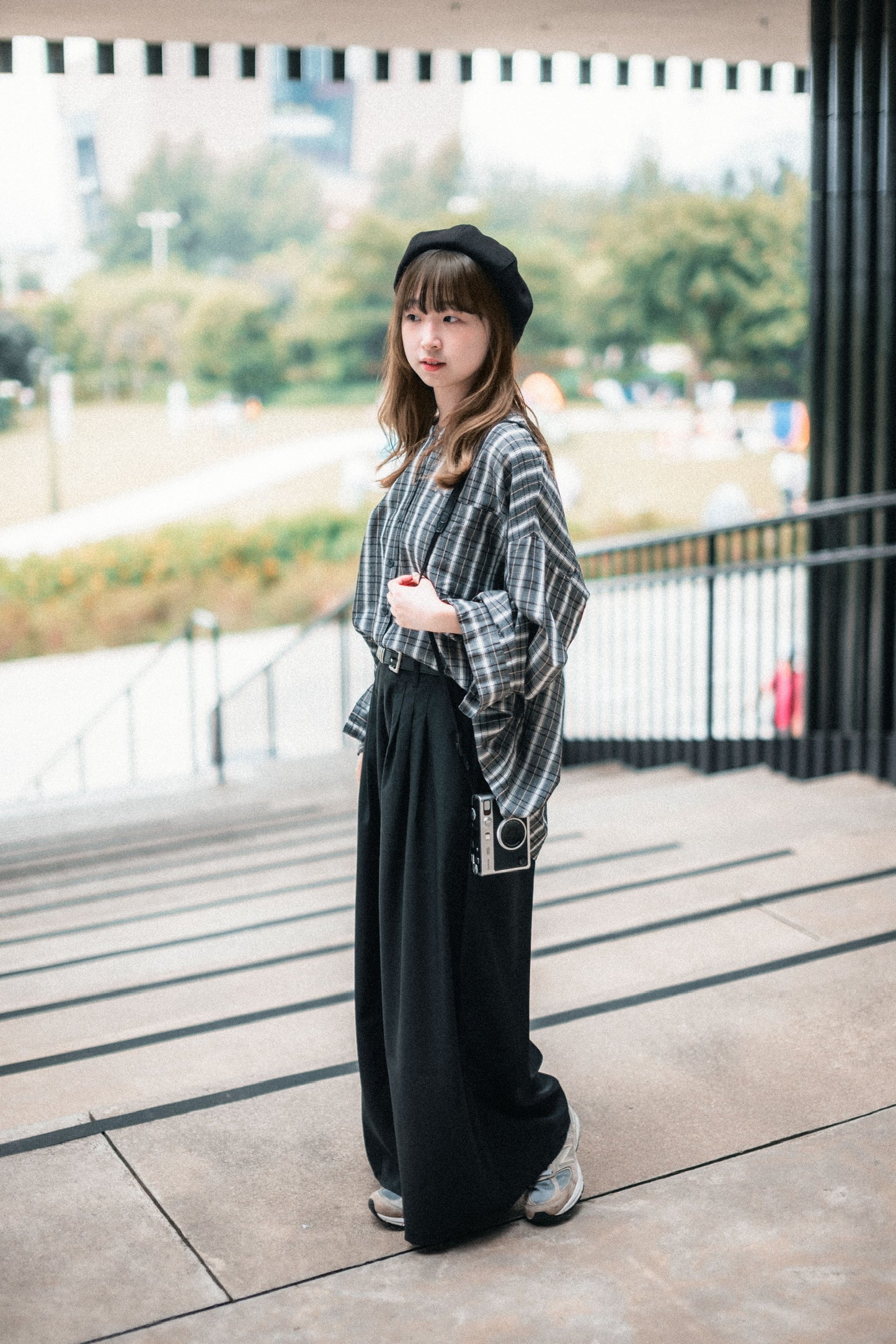 絲滑〰️西裝闊腳長褲（送皮帶）｜4色入