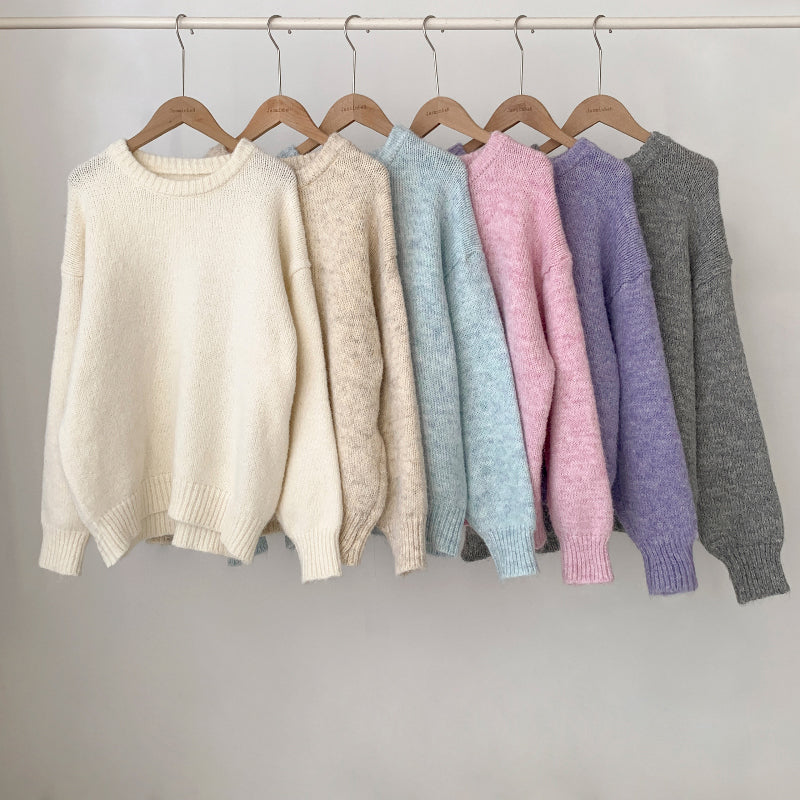 靚色✨ Pastel Overfit Wool Knit | 6色入