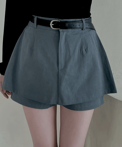 百搭款！A字版型修腳裙褲｜3色入