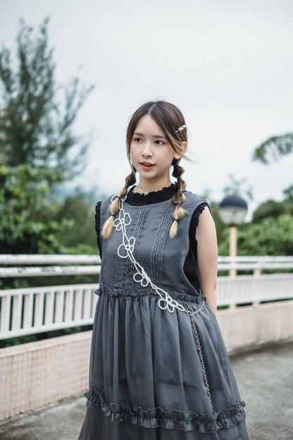 美哭︎︎ ⟡ 2-way Ruffle紗紗OPS｜4色入