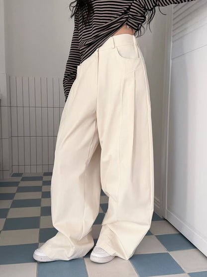靚版型！扯布彈性腰彎刀褲｜3色入