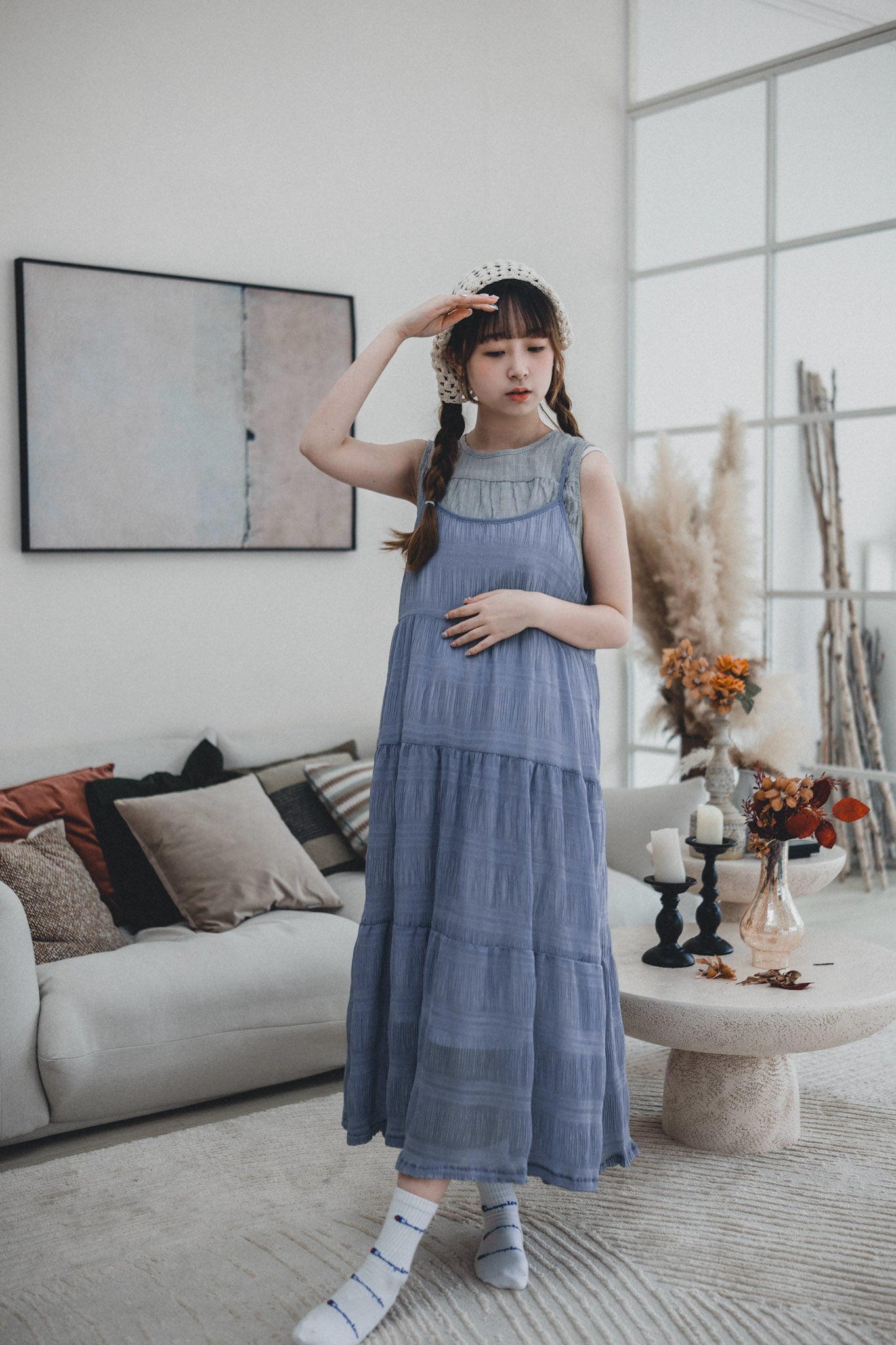 波浪紗紗吊帶OPS｜4色入