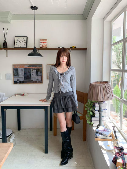 Double Layer Cakey Skirt🧁｜3色入