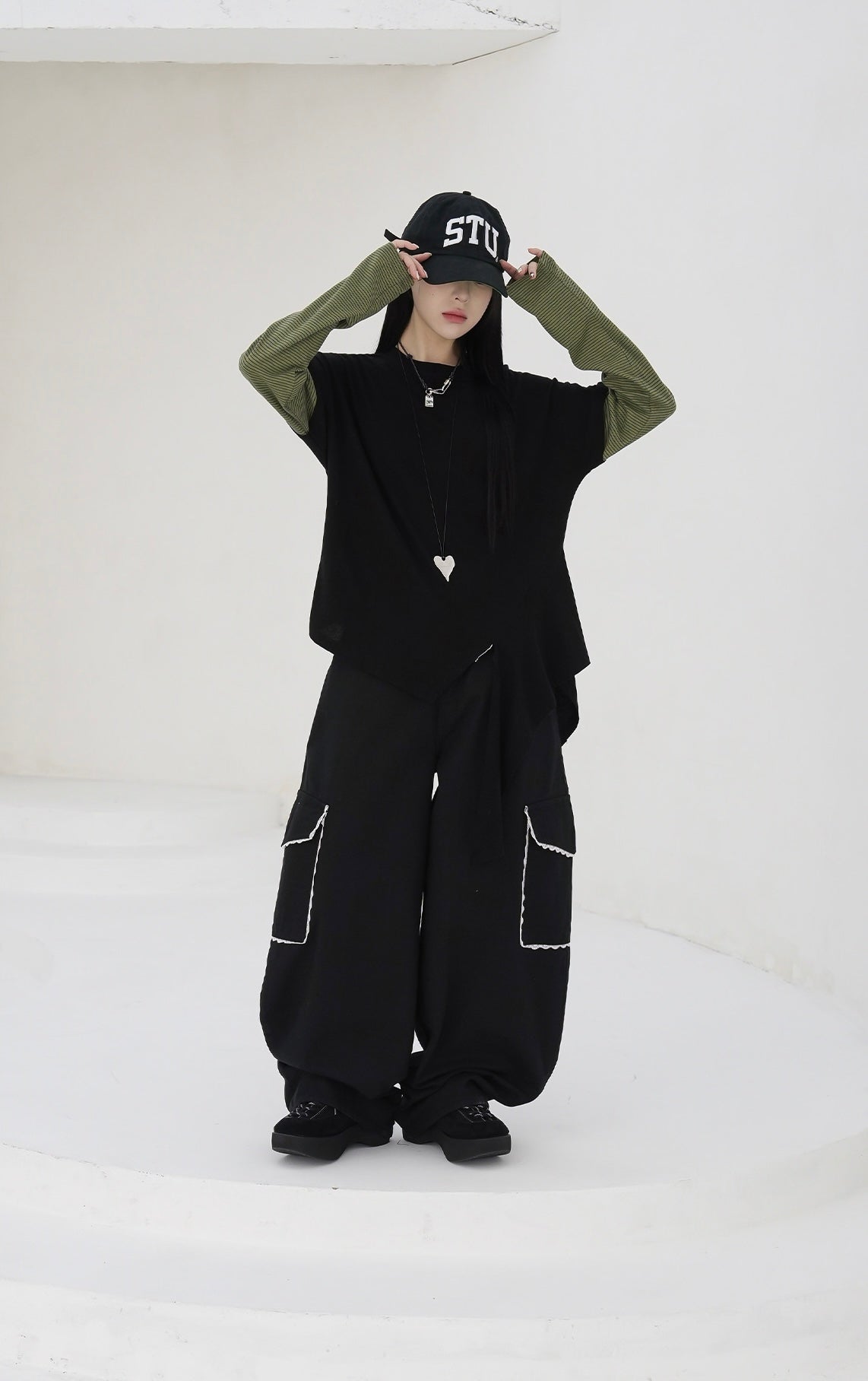 Lace Pocket 氣球褲｜3色入