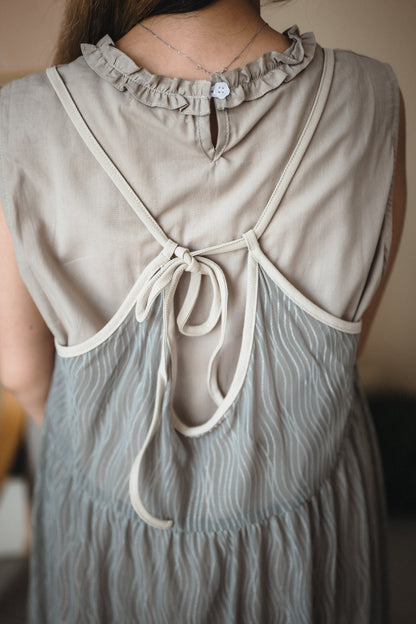 好襯⸜ ෆ ⸝‍ Ruffle壓褶背心｜3色入