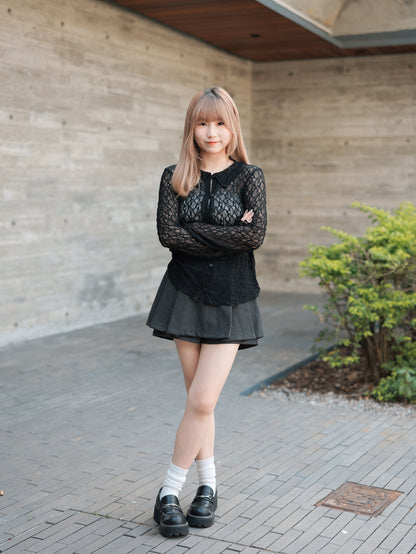 問爆！Elegant Lace Shirt｜4色入