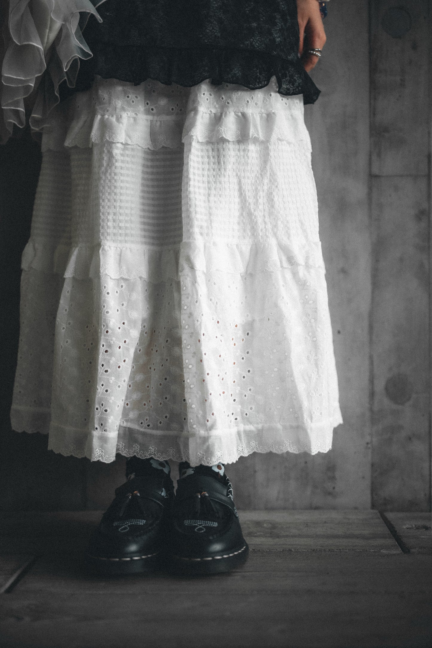 多pattern! 層層小通花sk｜1色入