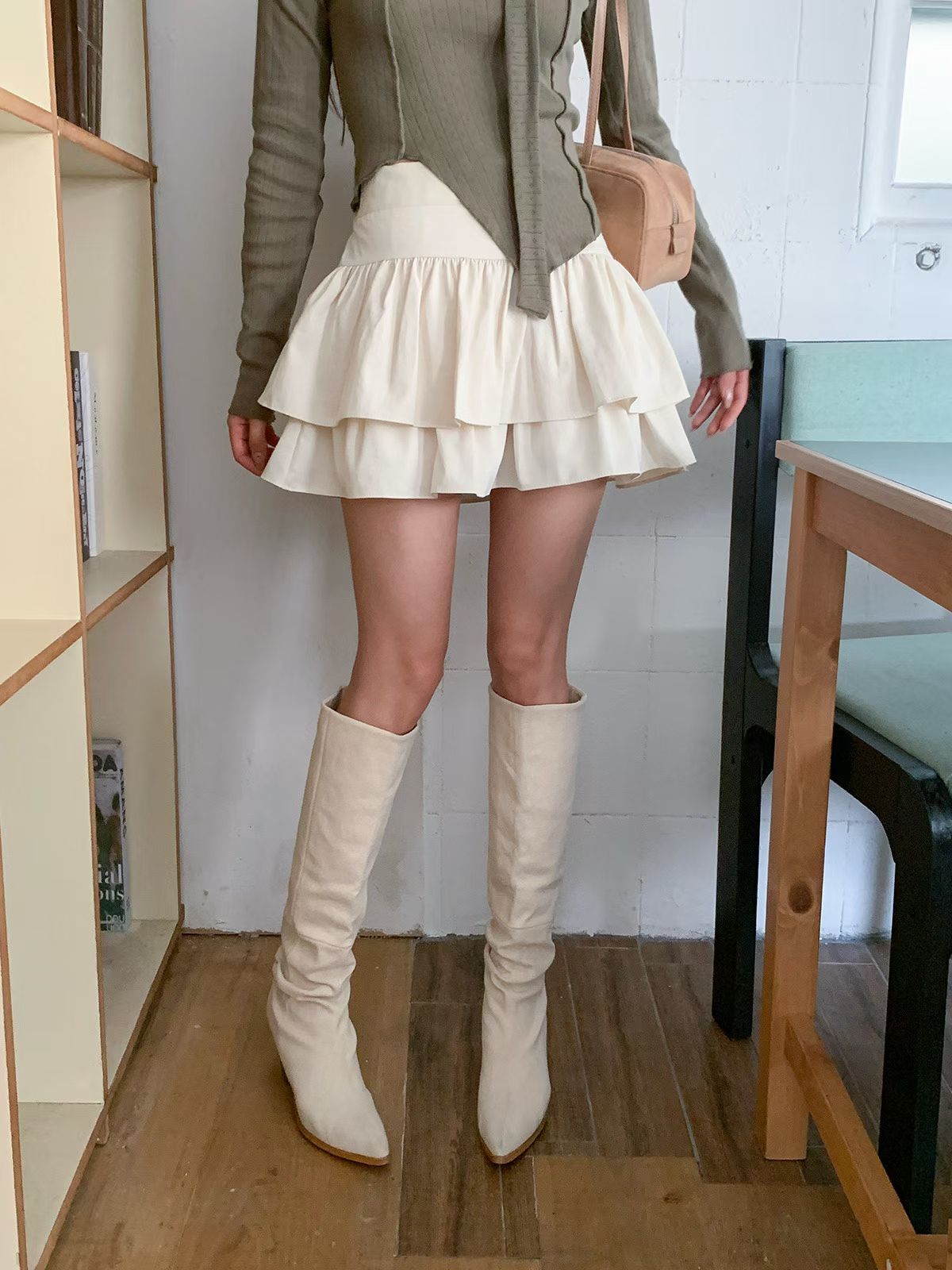 Double Layer Cakey Skirt🧁｜3色入