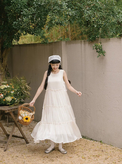 細絲光澤荷葉蛋糕造型OPS｜2色入