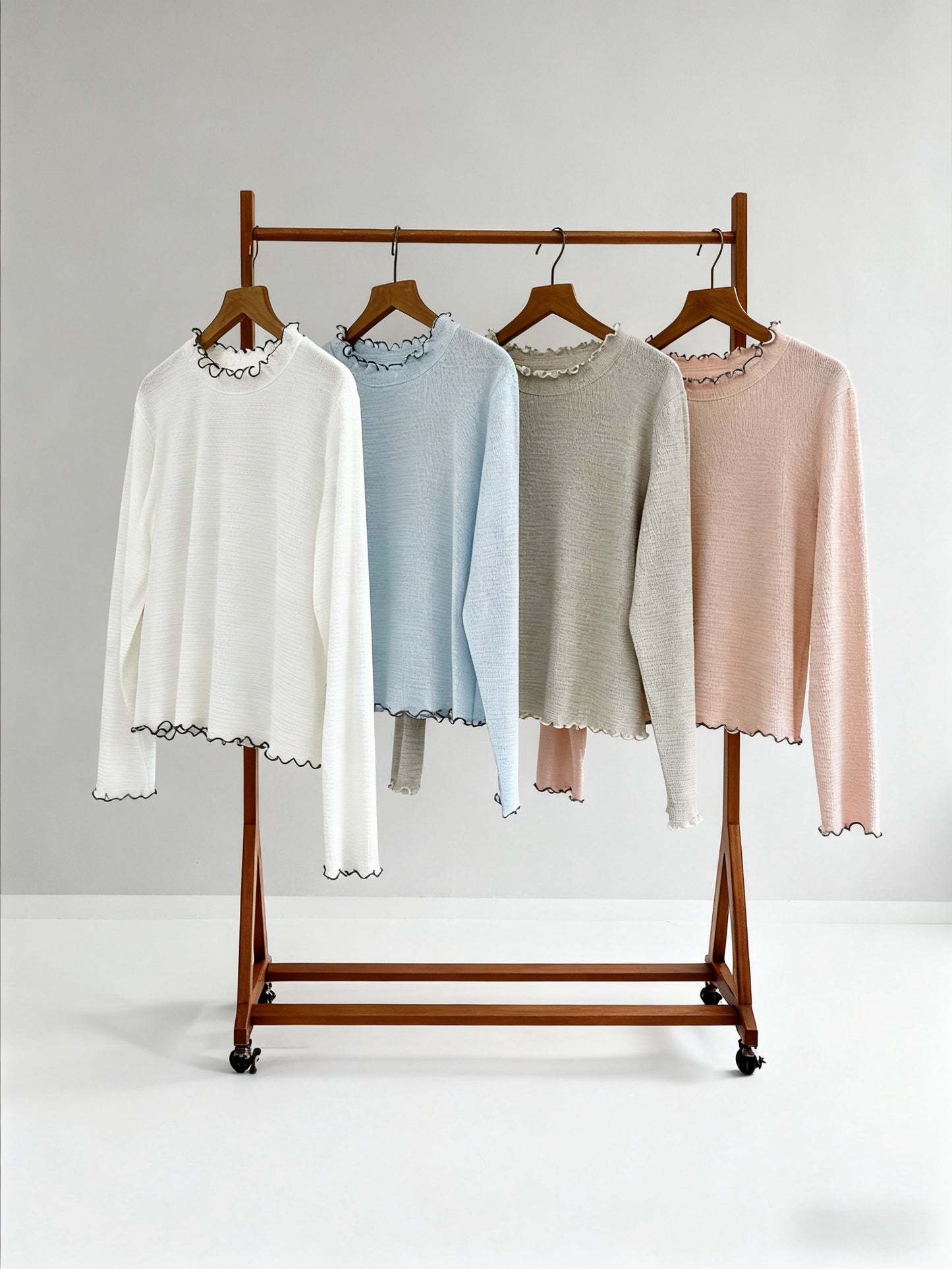 粒粒格格撞色邊Top｜4色入