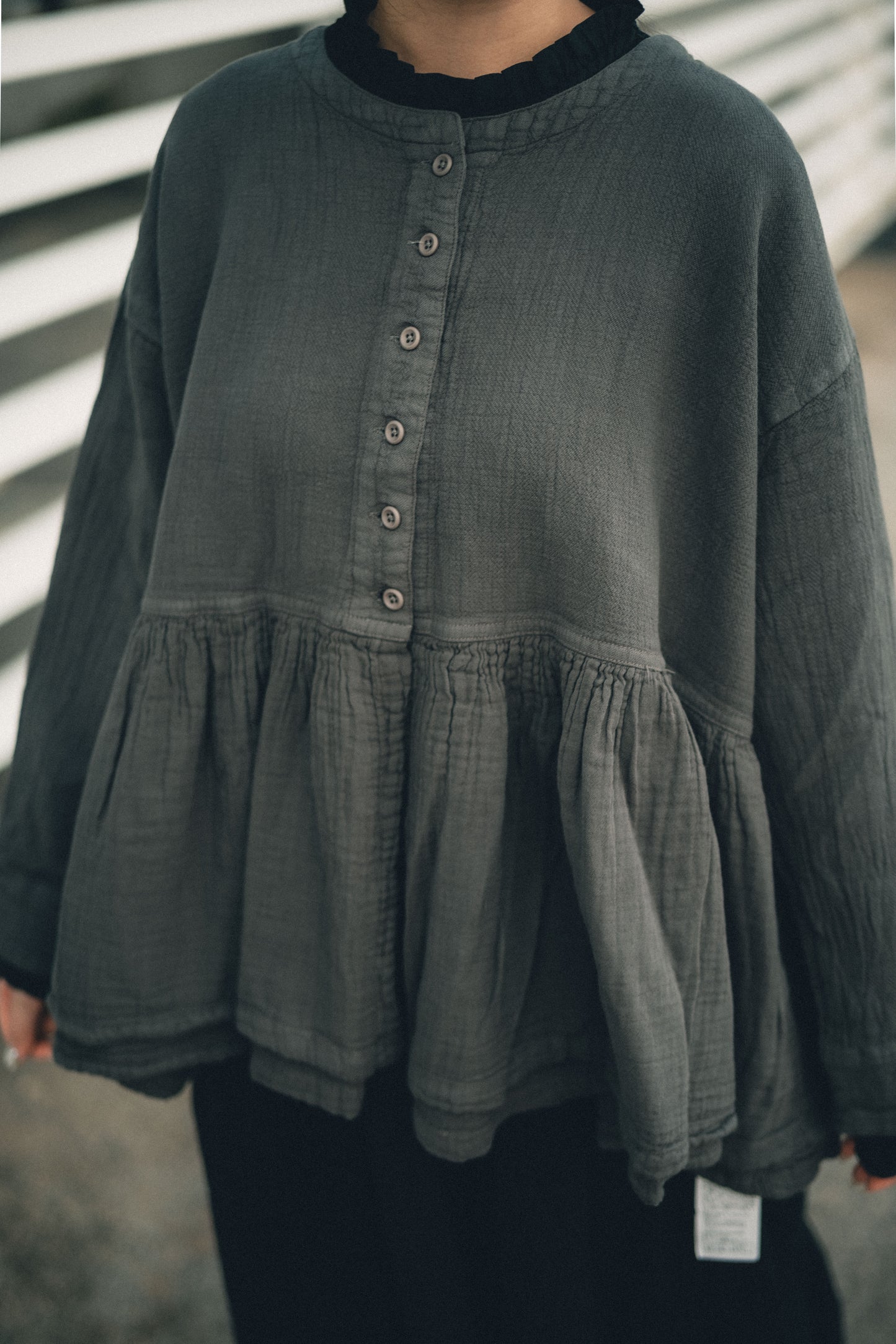 靚傘型！雙層layer BB棉襯衫｜3色入